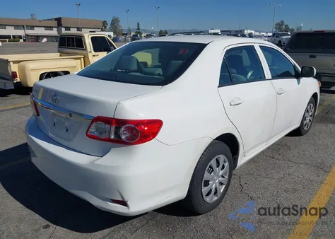 2013 Toyota Corolla L из США, поврежденный, VIN 5YFBU4EE1DP193389